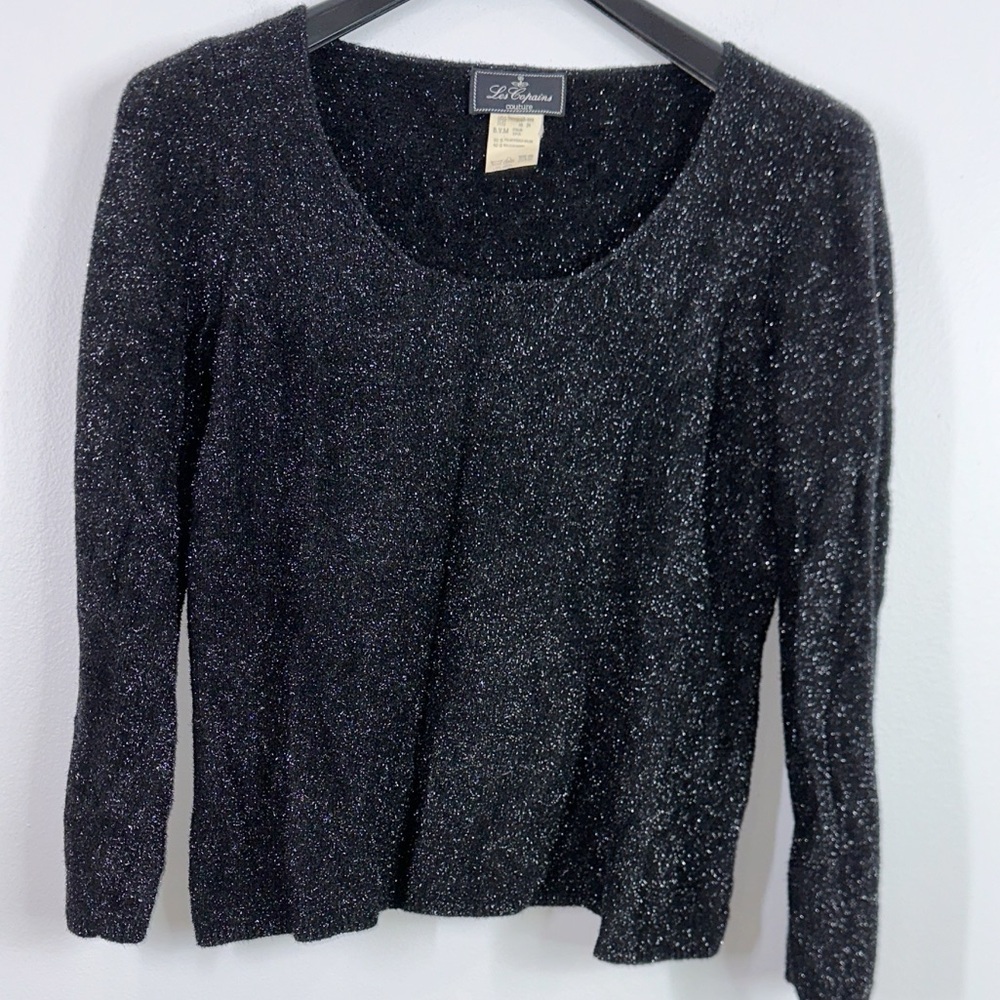 Les Copains couture vintage fuzzy sweater size 10